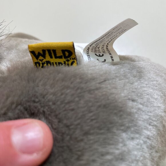 WWF Plush Elephant Soft Toy With Tag 12" Gray & White Conservation Gift Eco-Frie - Picture 7 of 14